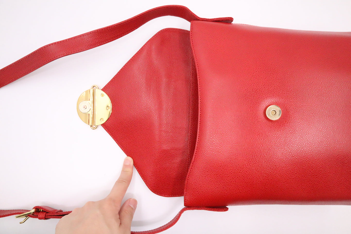 Givenchy Shoulder Bag in Red Leather