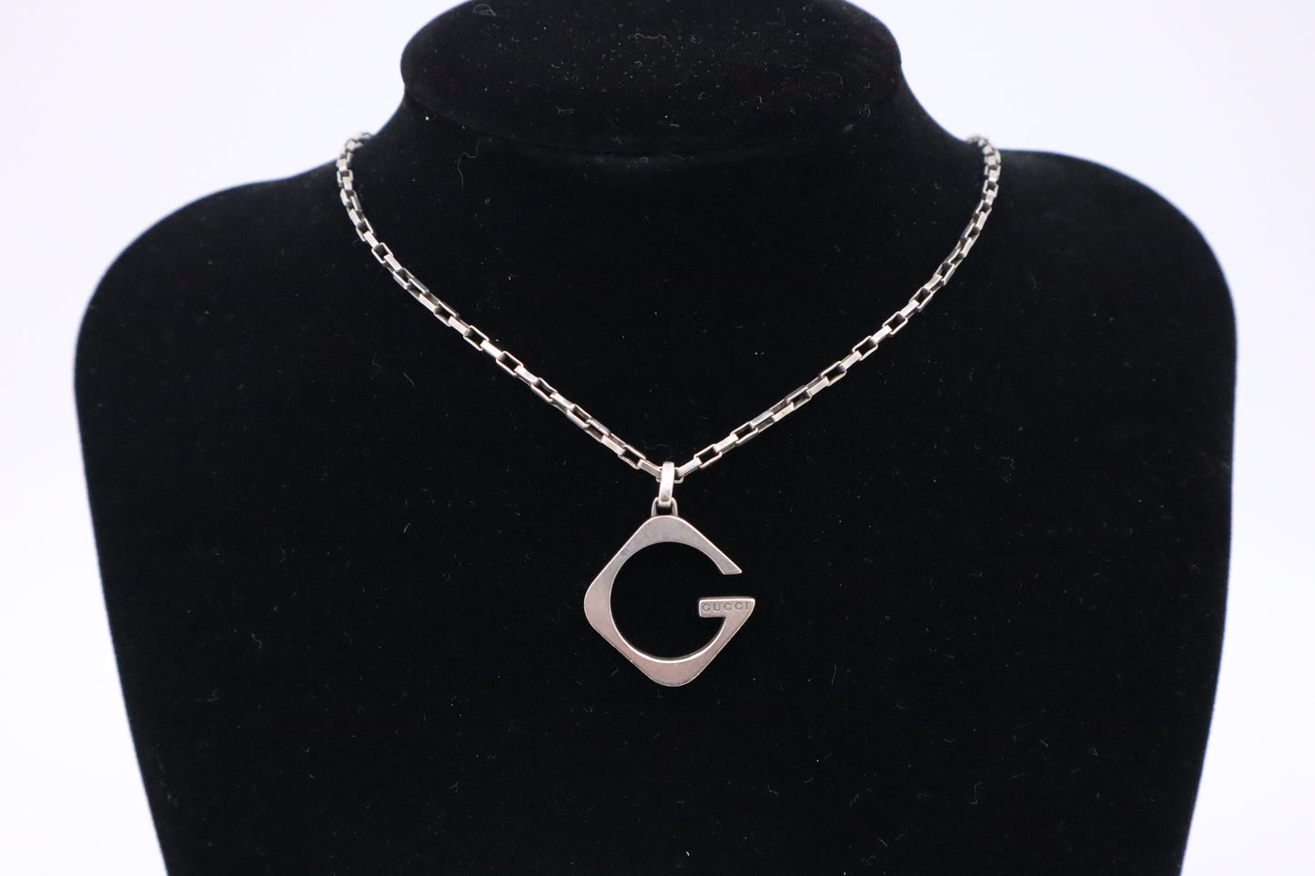 Gucci "G" Necklace in Sterling Silver
