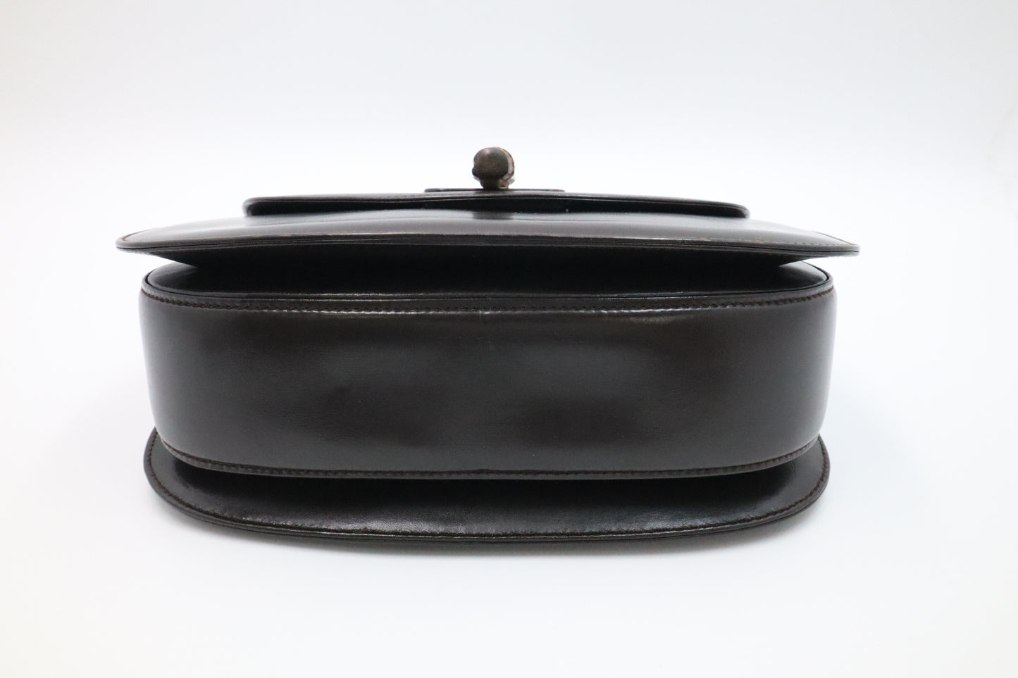 Gucci 1947 Bamboo Handbag in Brown Leather