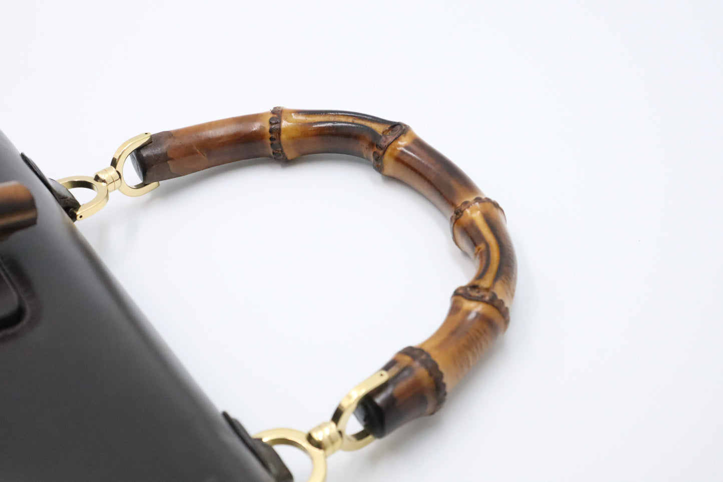 Gucci 1947 Bamboo Handbag in Brown Leather