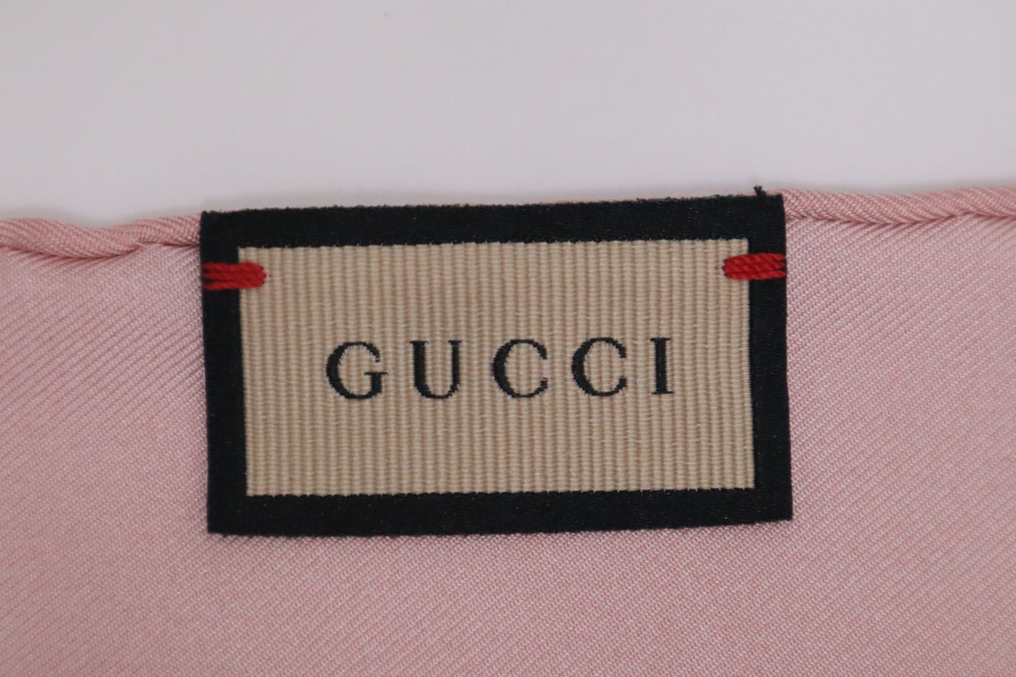 Gucci Scarf in Pink Silk