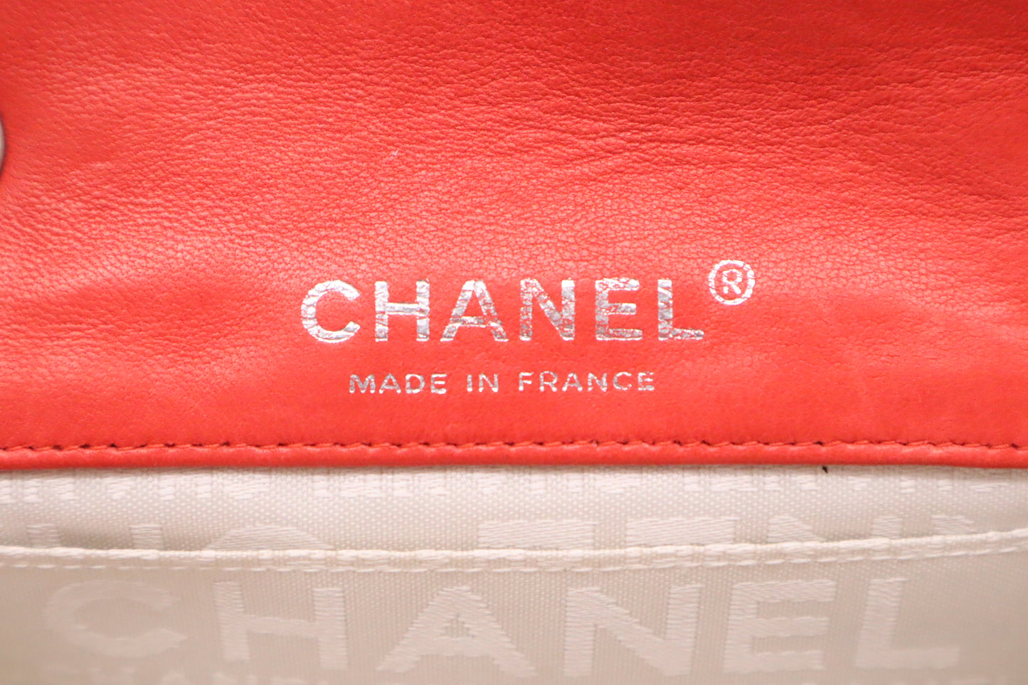 Chanel Ladybug Mini Flap in Coral Leather