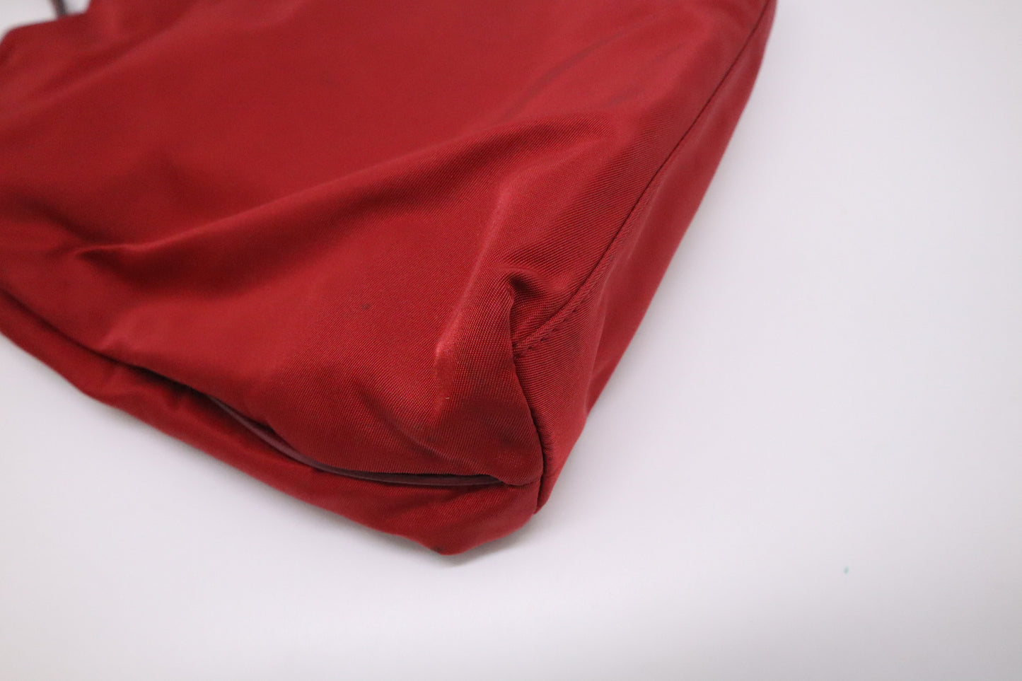 Prada Shoulder Bag in Red Nylon