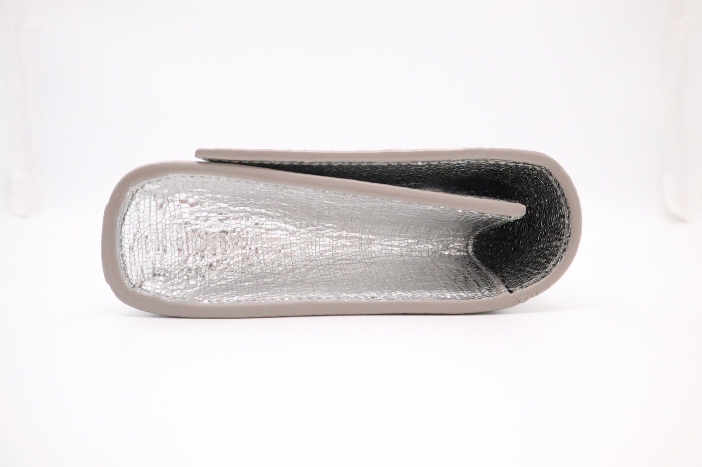 YSL Saint Laurent Kate Clutch in Silver Leather