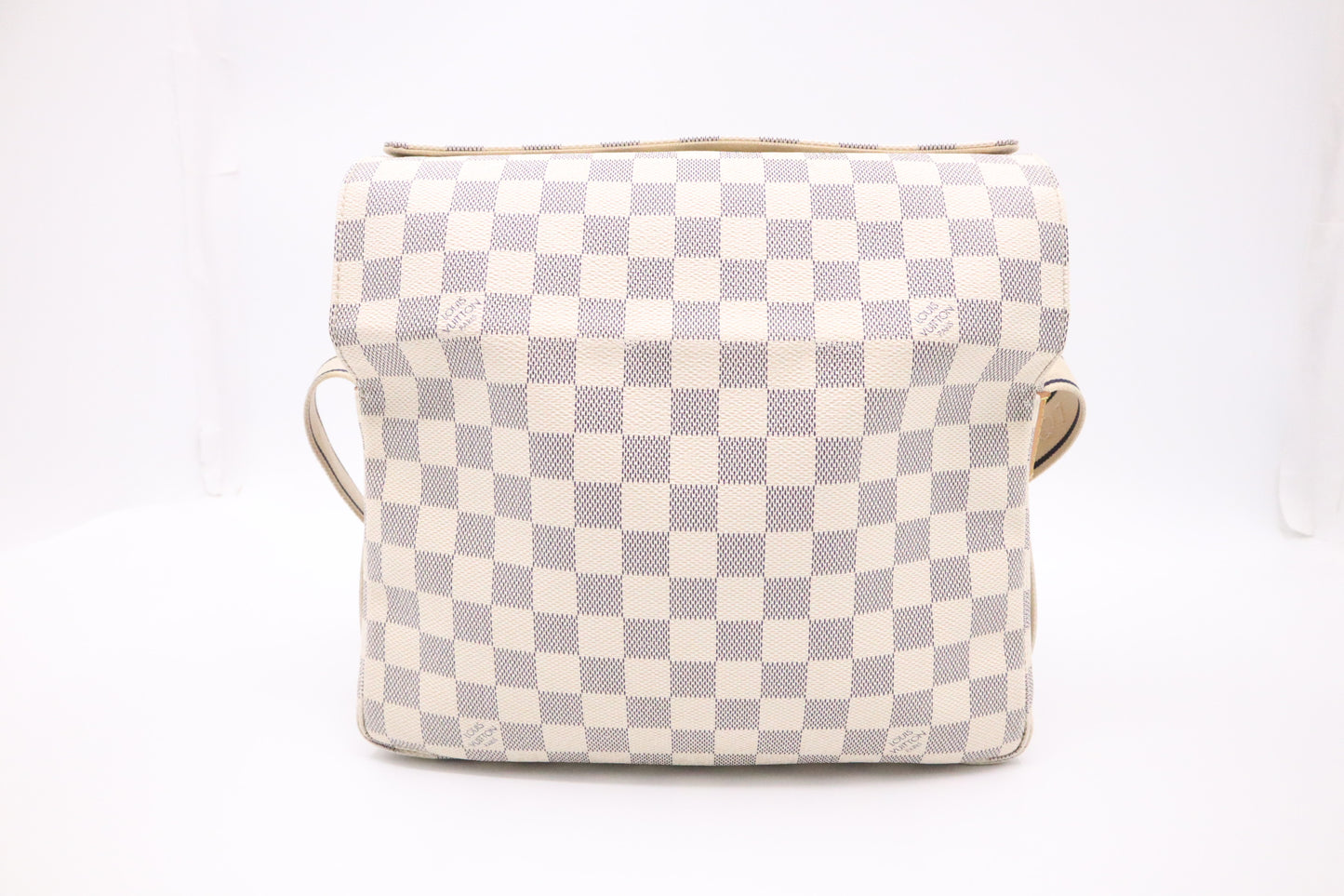Louis Vuitton Naviglio Shoulder Bag in Damier Azur Canvas