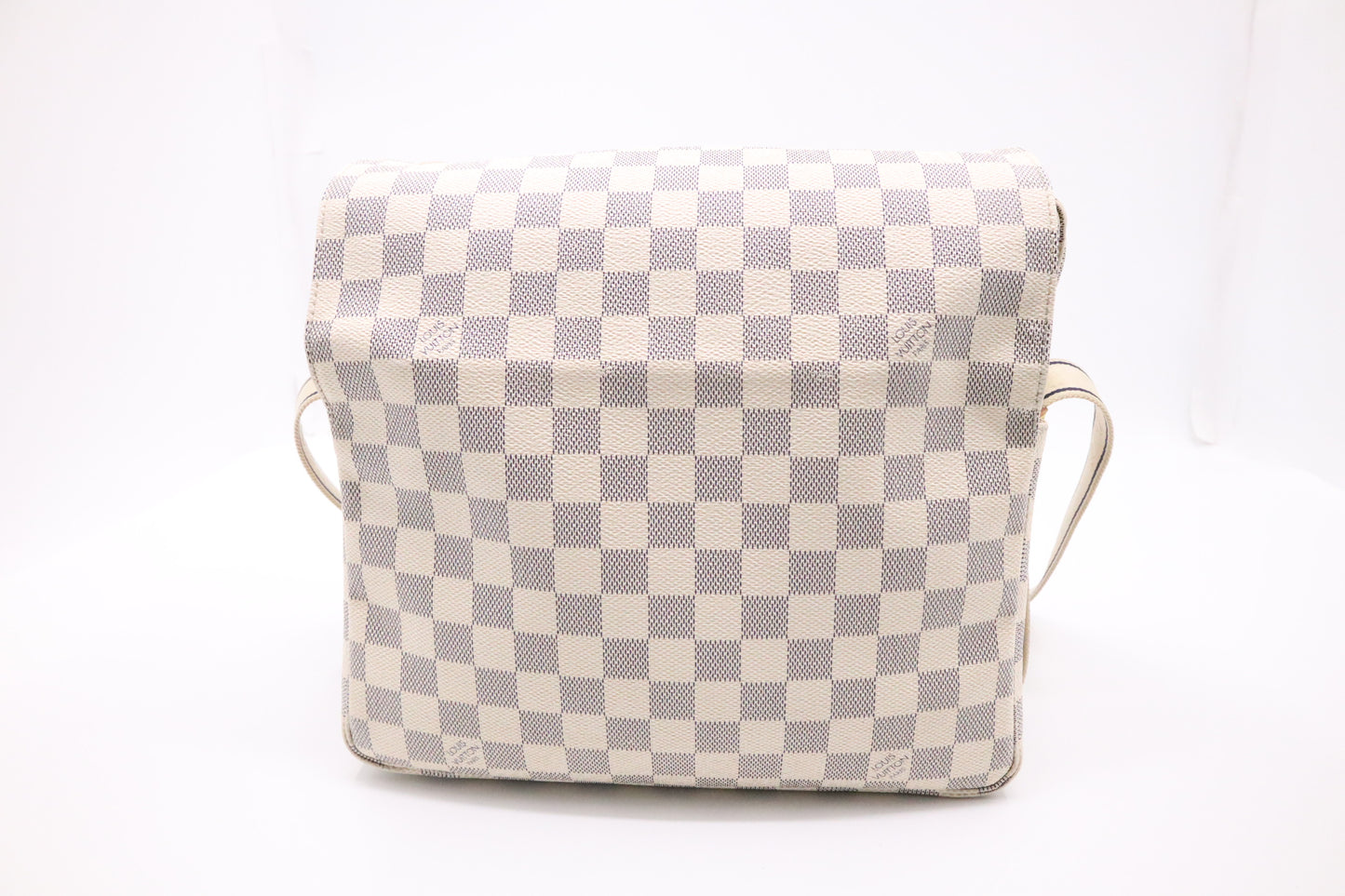 Louis Vuitton Naviglio Shoulder Bag in Damier Azur Canvas