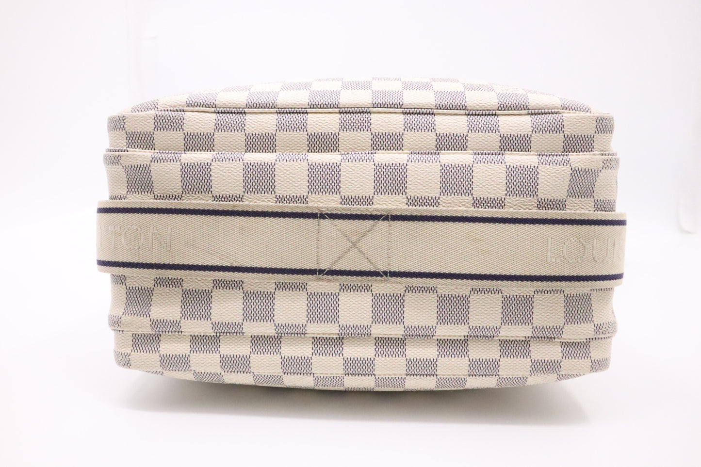 Louis Vuitton Naviglio Shoulder Bag in Damier Azur Canvas