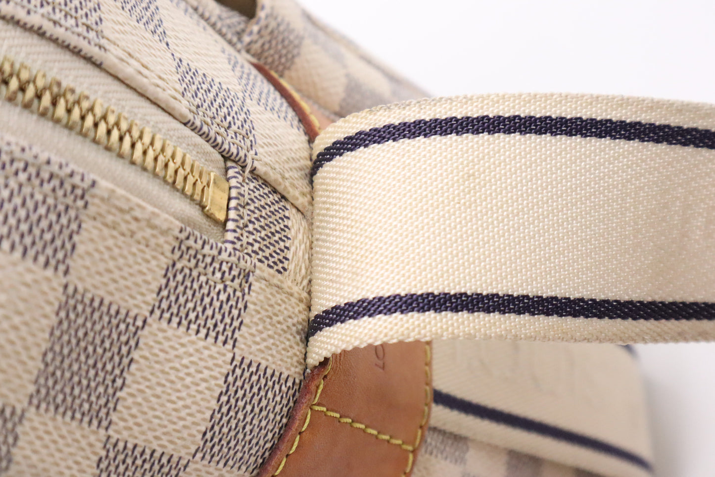 Louis Vuitton Naviglio Shoulder Bag in Damier Azur Canvas