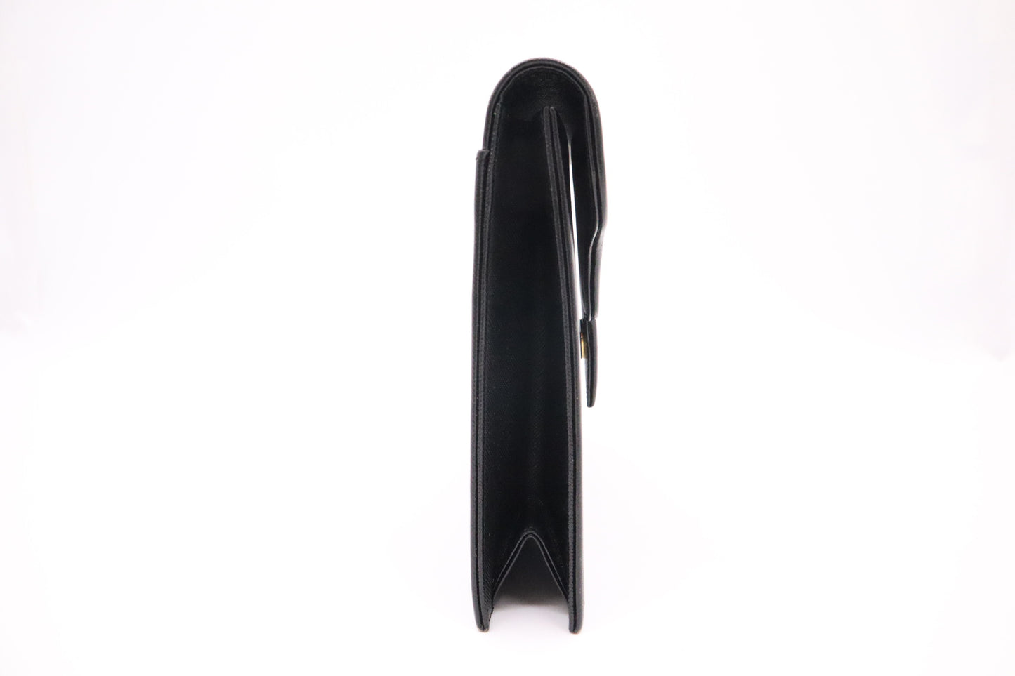 YSL Saint Laurent Clutch in Black Leather