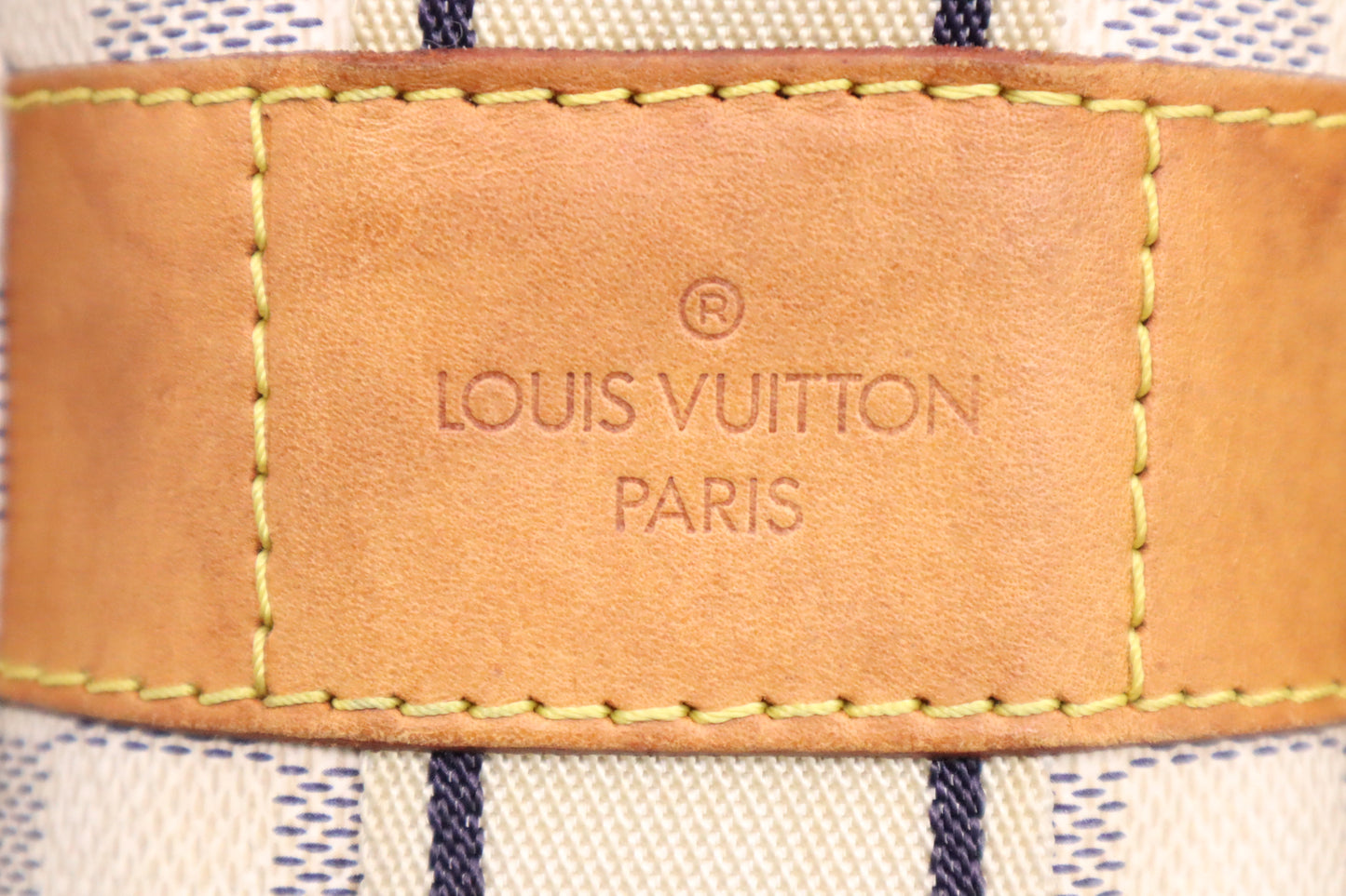 Louis Vuitton Naviglio Shoulder Bag in Damier Azur Canvas