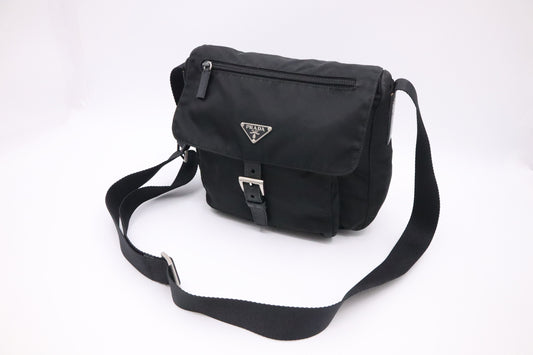 Prada Crossbody Bag in Black Nylon