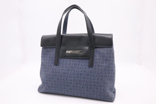 Bvlgari Bag in Blue Denim Canvas