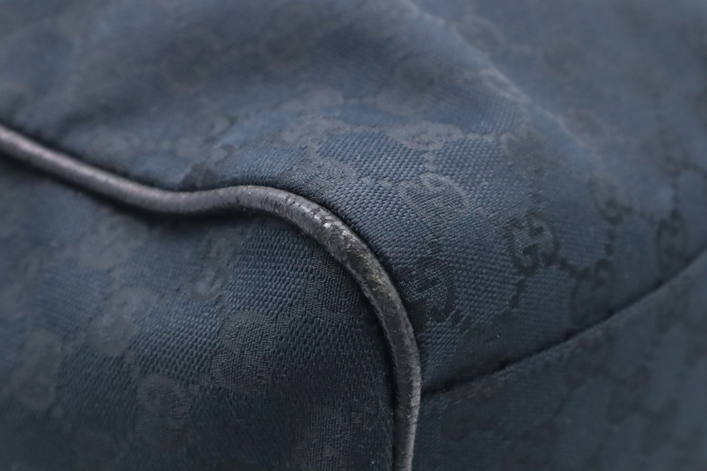 Gucci Boston Bag in Black GG Canvas