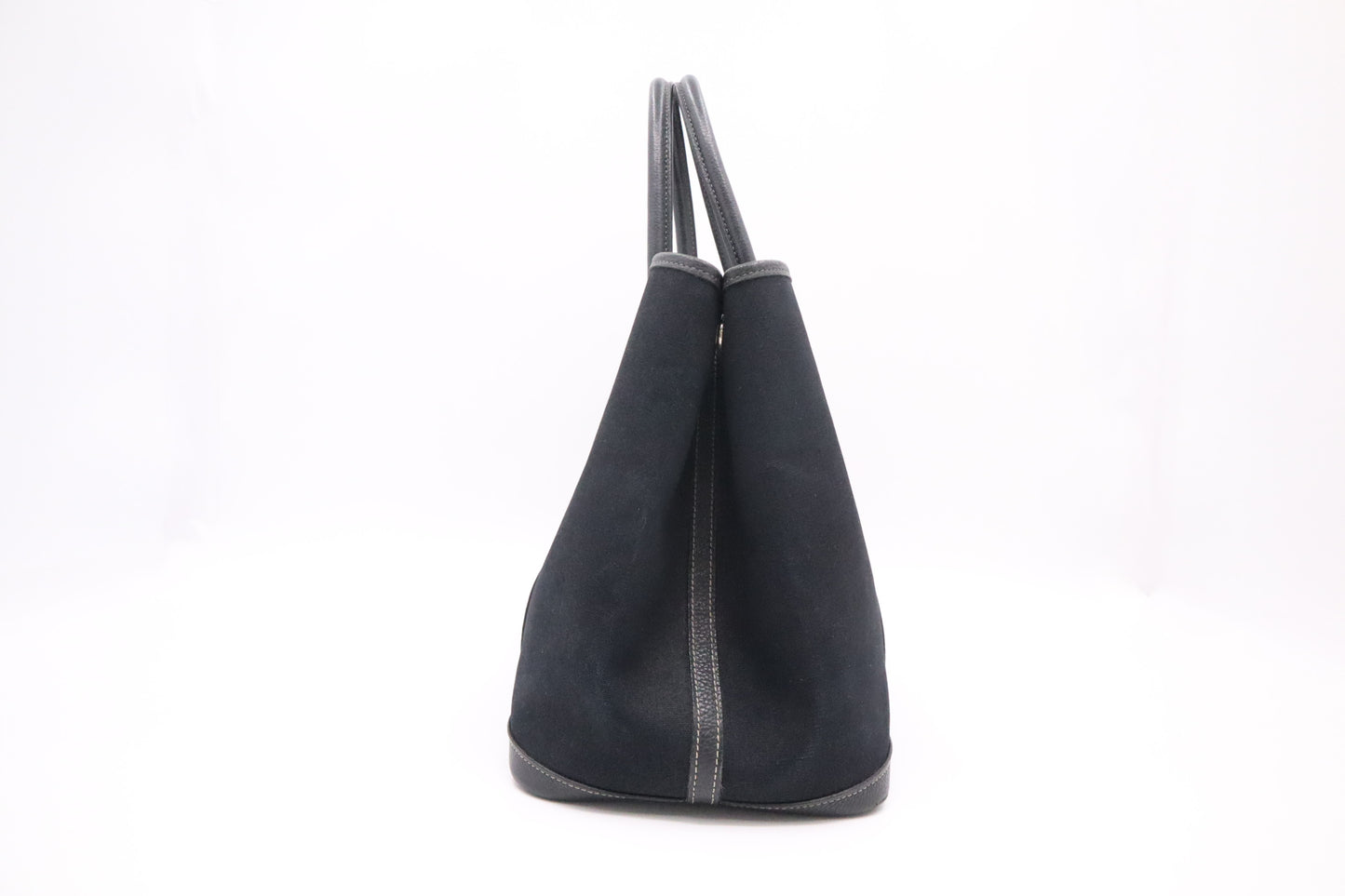 Hermes Garden Party 36 Bag in Black Canvas