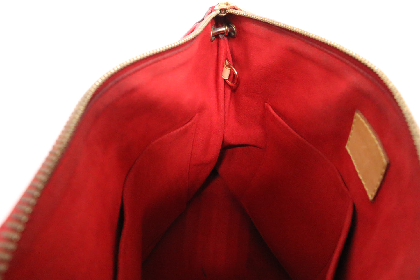 Louis Vuitton Pallas in Red and Monogram Canvas