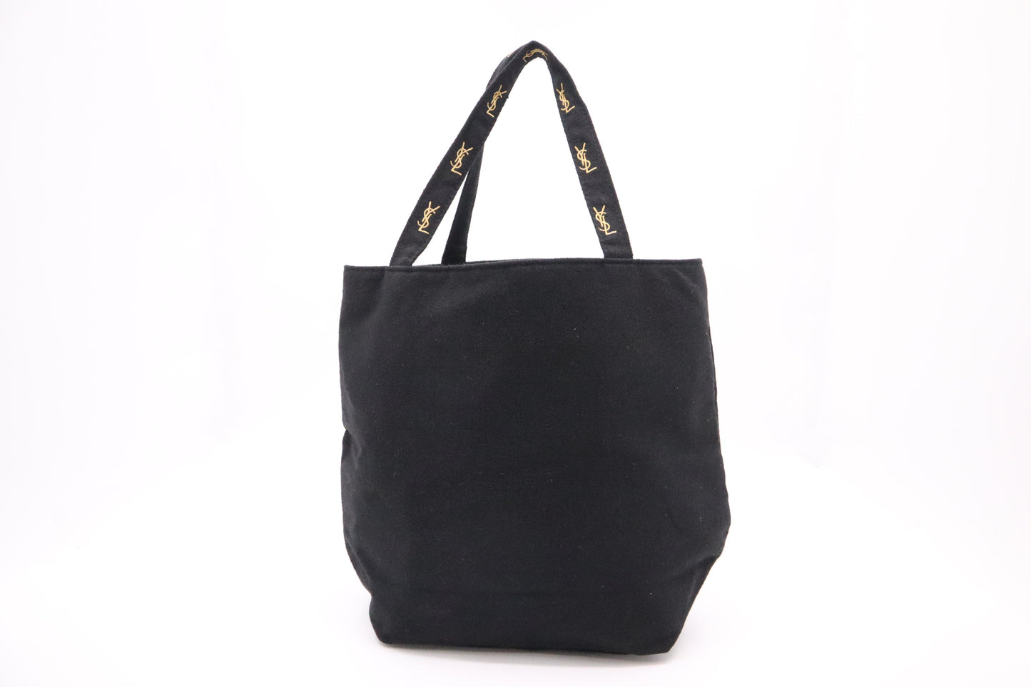 YSL Tote in Black Canvas