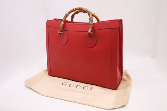 Gucci Large Diana in Red Leather