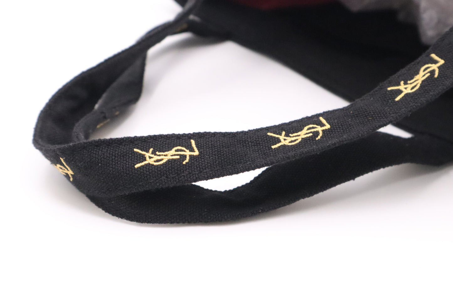 YSL Tote in Black Canvas