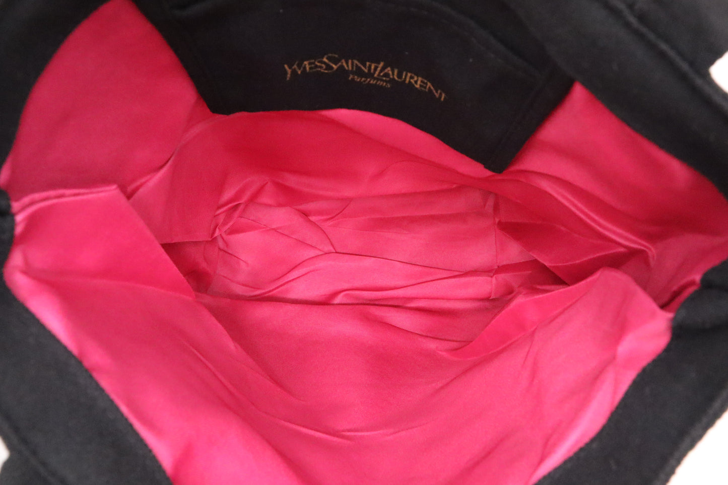 YSL Tote in Black Canvas