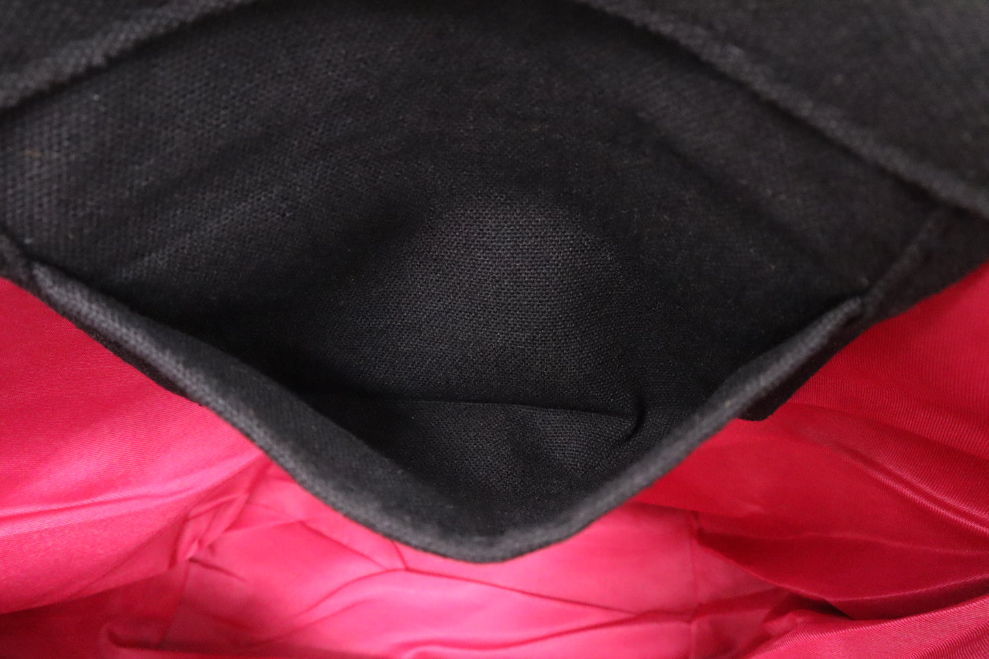 YSL Tote in Black Canvas
