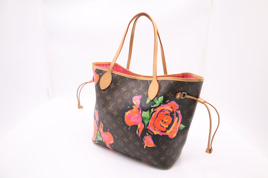 Louis Vuitton x Stephen Sprouse Neverfull MM in Roses Monogram Canvas