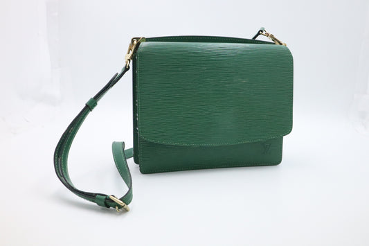 Louis Vuitton Grenelle in Green Epi Leather