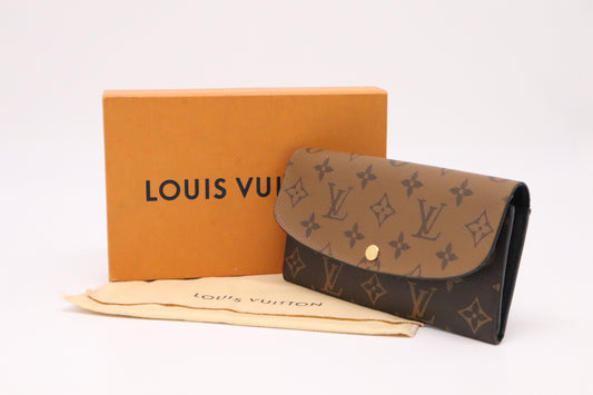 Louis Vuitton Rosalie Wallet in Reverse Monogram Canvas