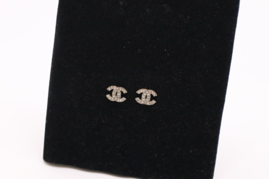 Chanel CC Stud Earrings