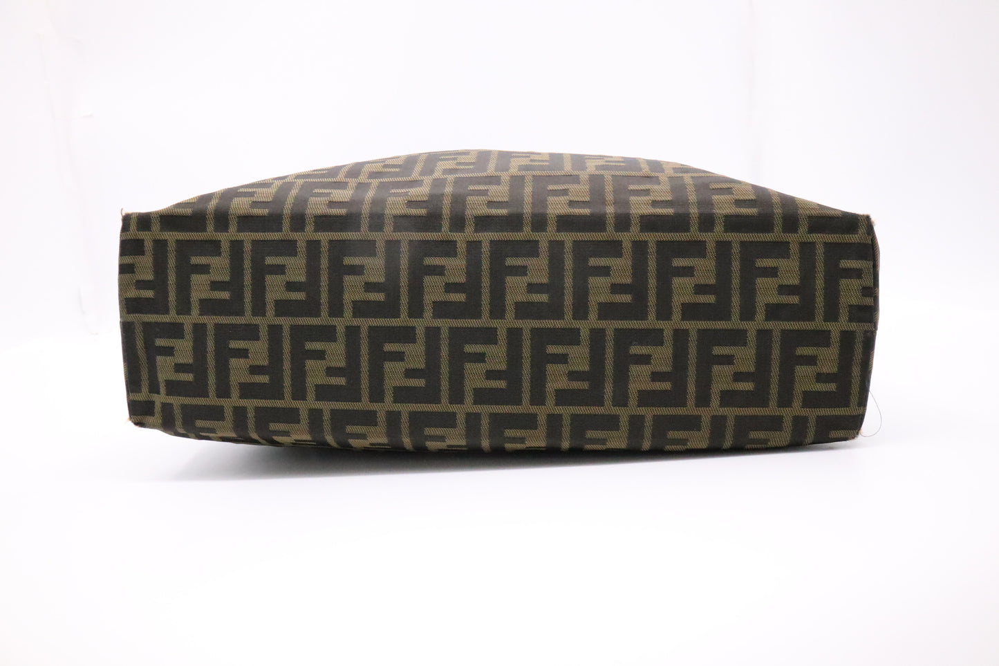 Fendi Tote Bag in Black and Brown Zucca Canvas