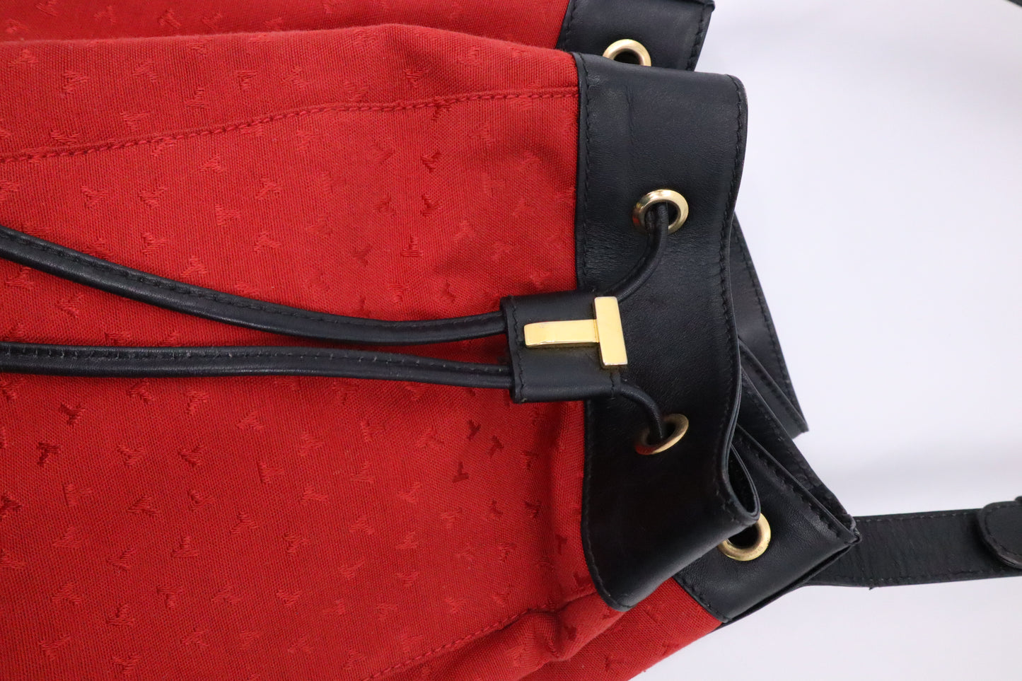 Tiffany & Co. Shoulder Bag in Red Cloth Canvas