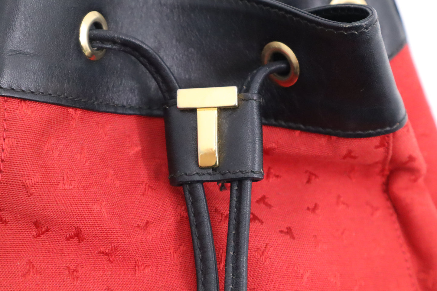 Tiffany & Co. Shoulder Bag in Red Cloth Canvas