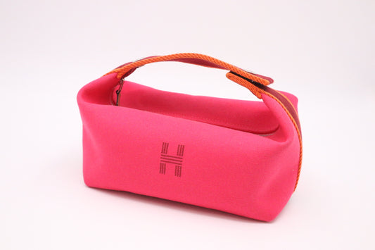 Hermes Bride a Brac PM in Pink Canvas