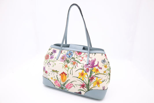 Gucci Tote Bag in Floral Canvas