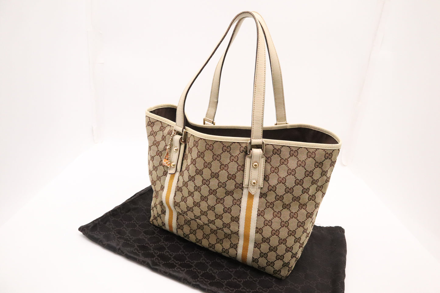 Gucci Tote Bag in Brown Canvas
