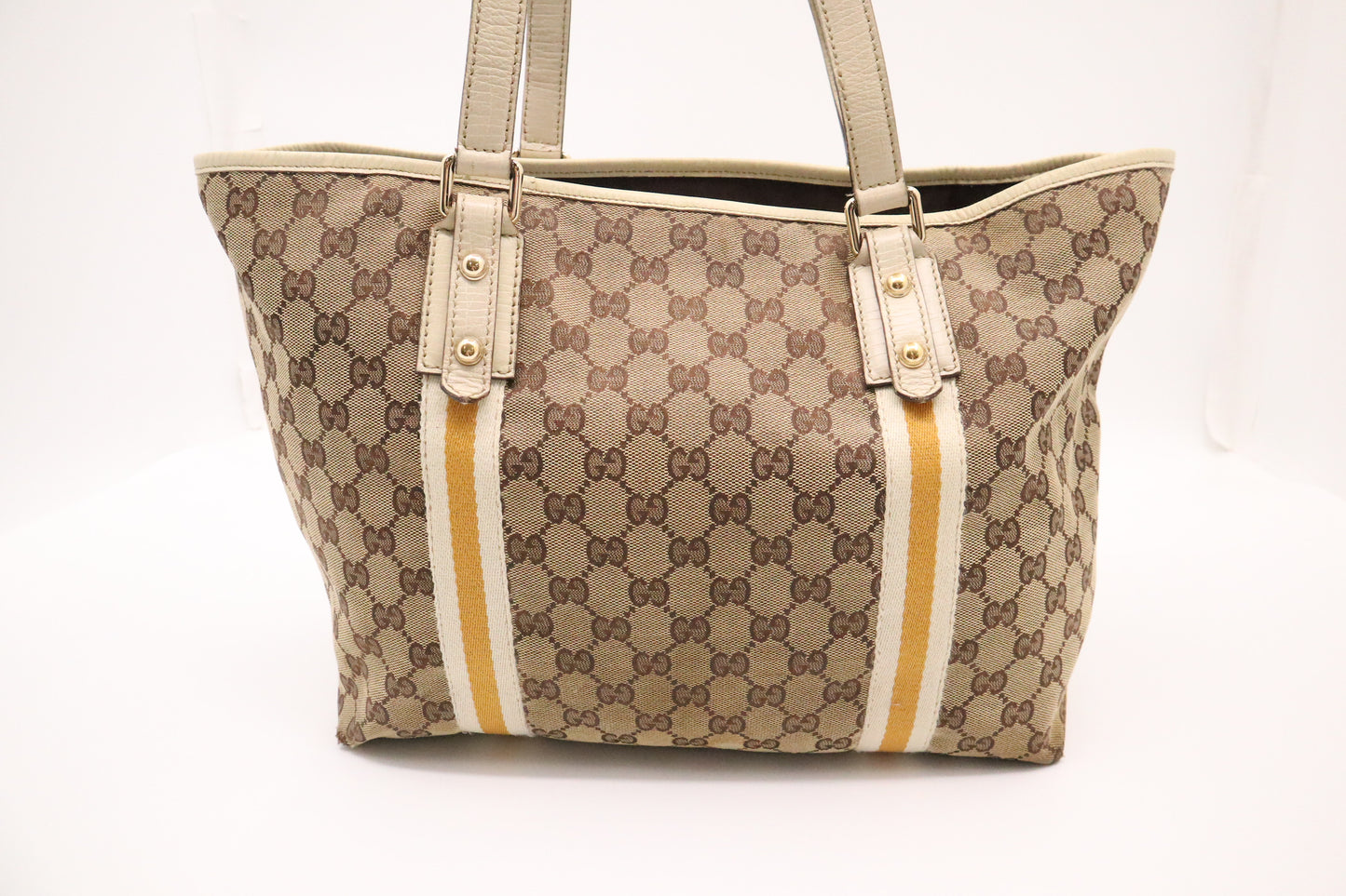 Gucci Tote Bag in Brown Canvas
