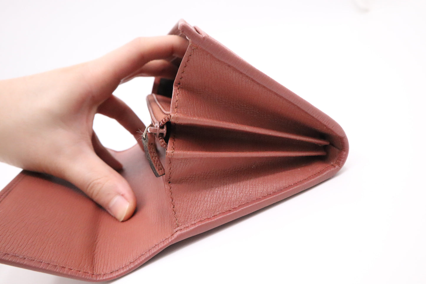 Gucci Long Wallet in Pink Leather