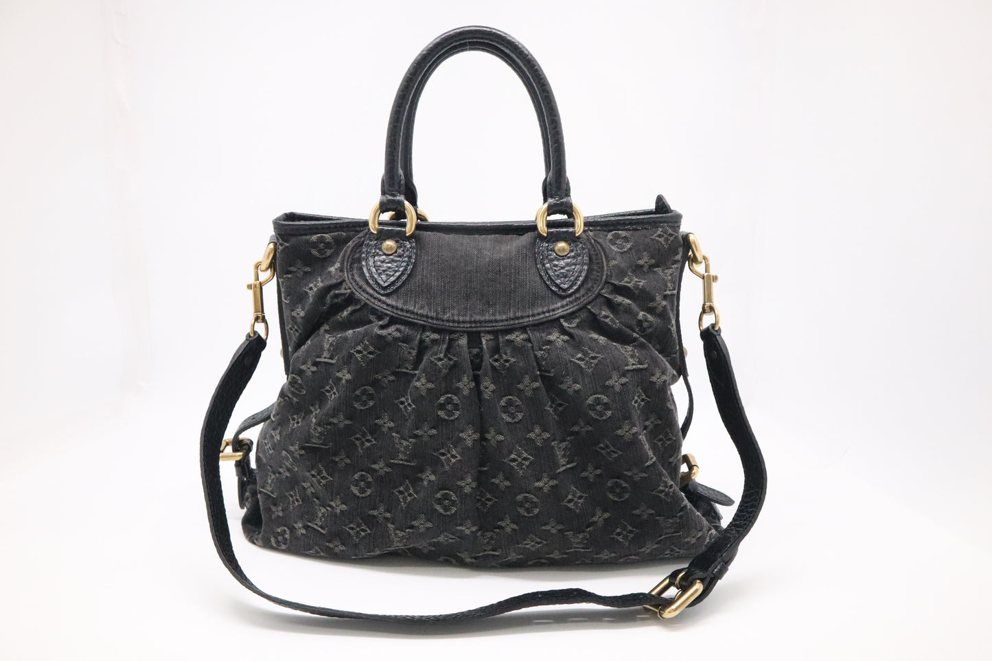 Louis Vuitton Neo Cabby GM in Black Monogram Denim