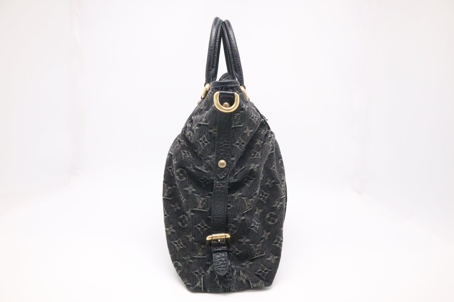 Louis Vuitton Neo Cabby GM in Black Monogram Denim