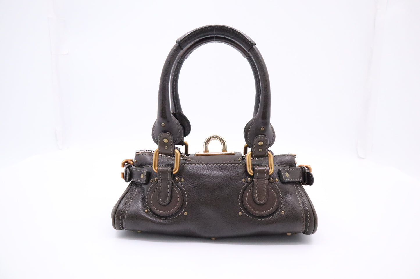 Chloe Paddington in Brown Grey Leather