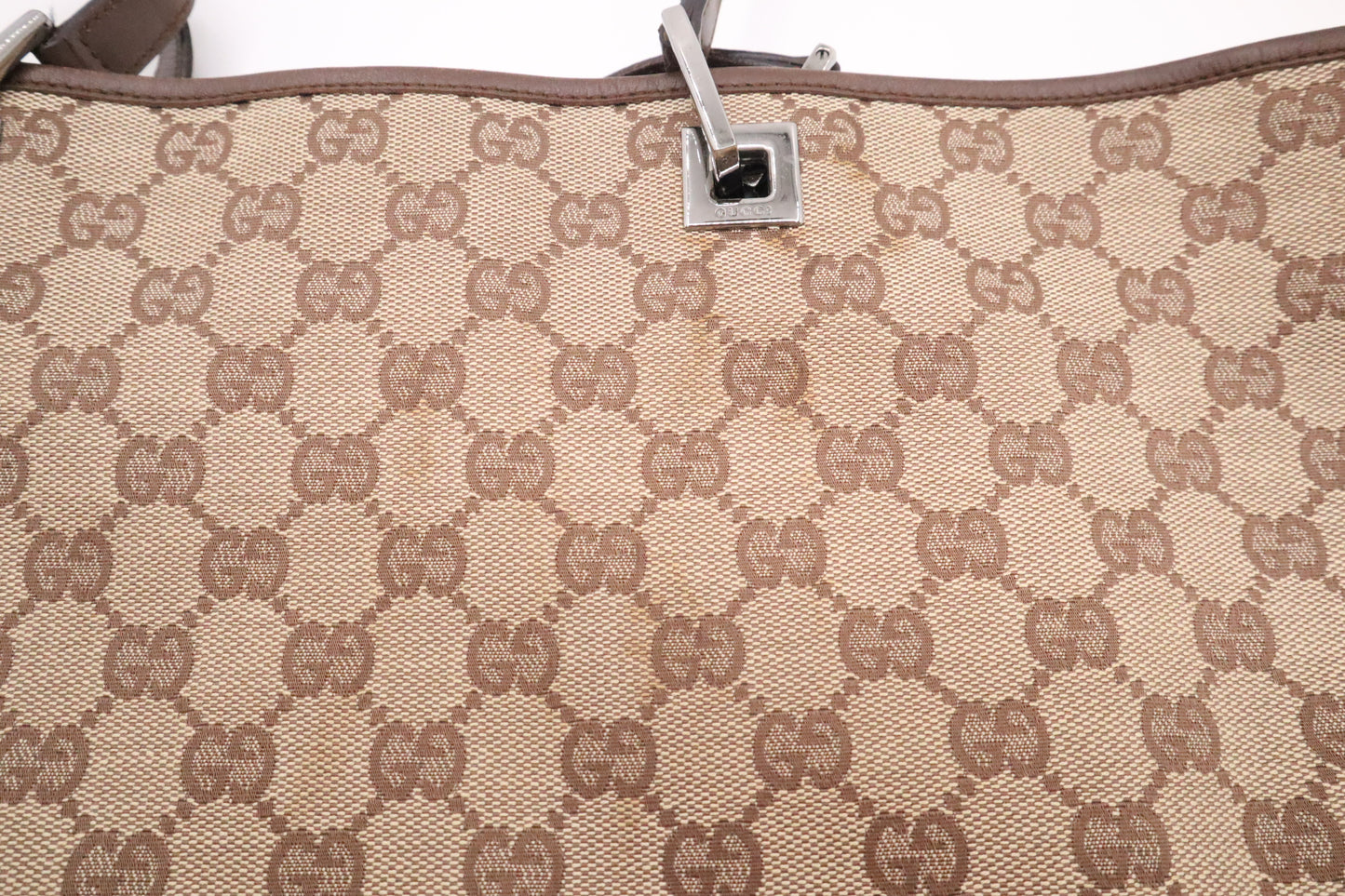 Gucci Large Tote in Brown GG Canvas