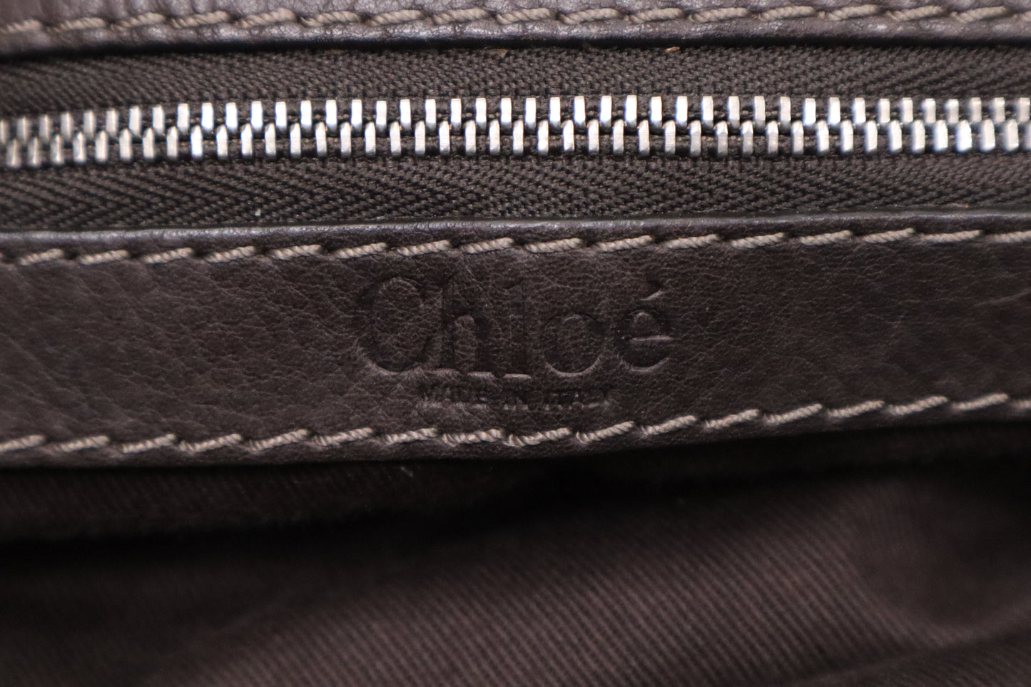 Chloe Paddington in Brown Grey Leather