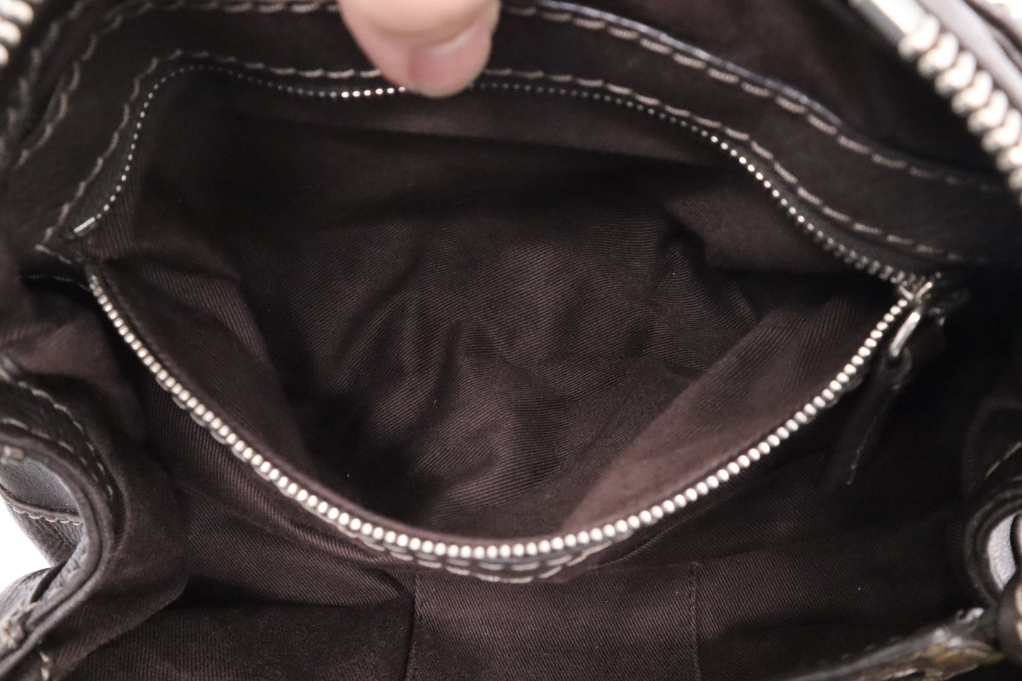 Chloe Paddington in Brown Grey Leather