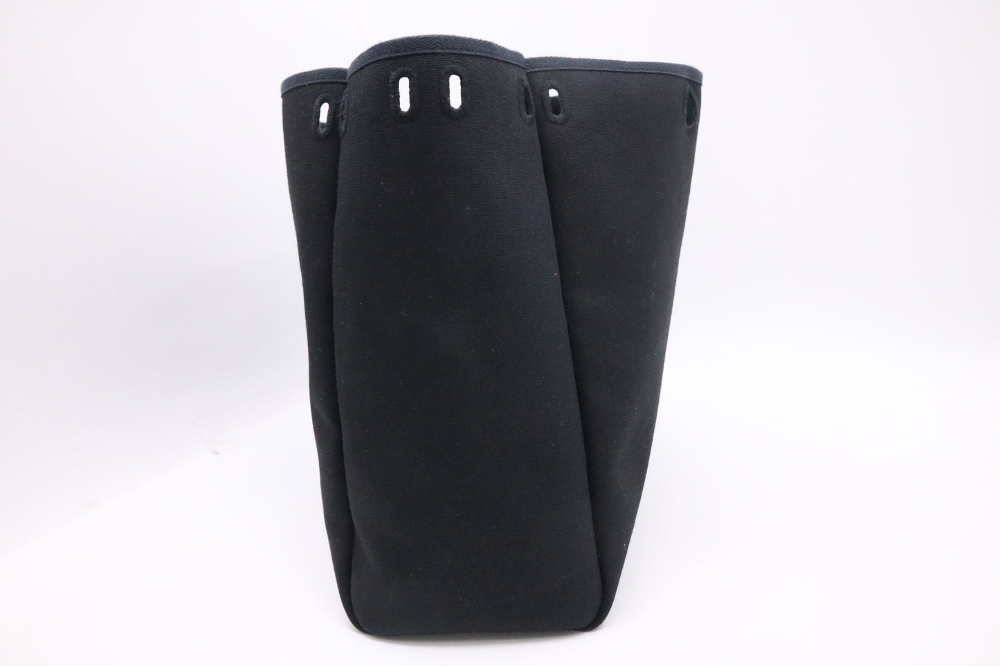 Hermes Herbag Cabas 50 in Black Canvas
