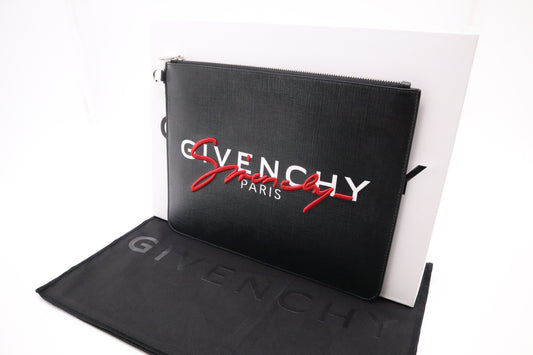 Givenchy Pouch in Black Canvas
