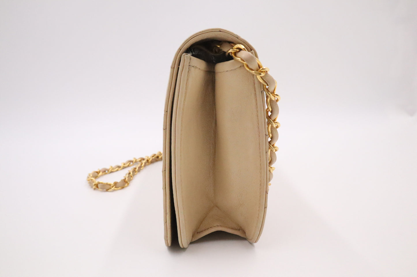 Chanel Full Flap in Beige Leather