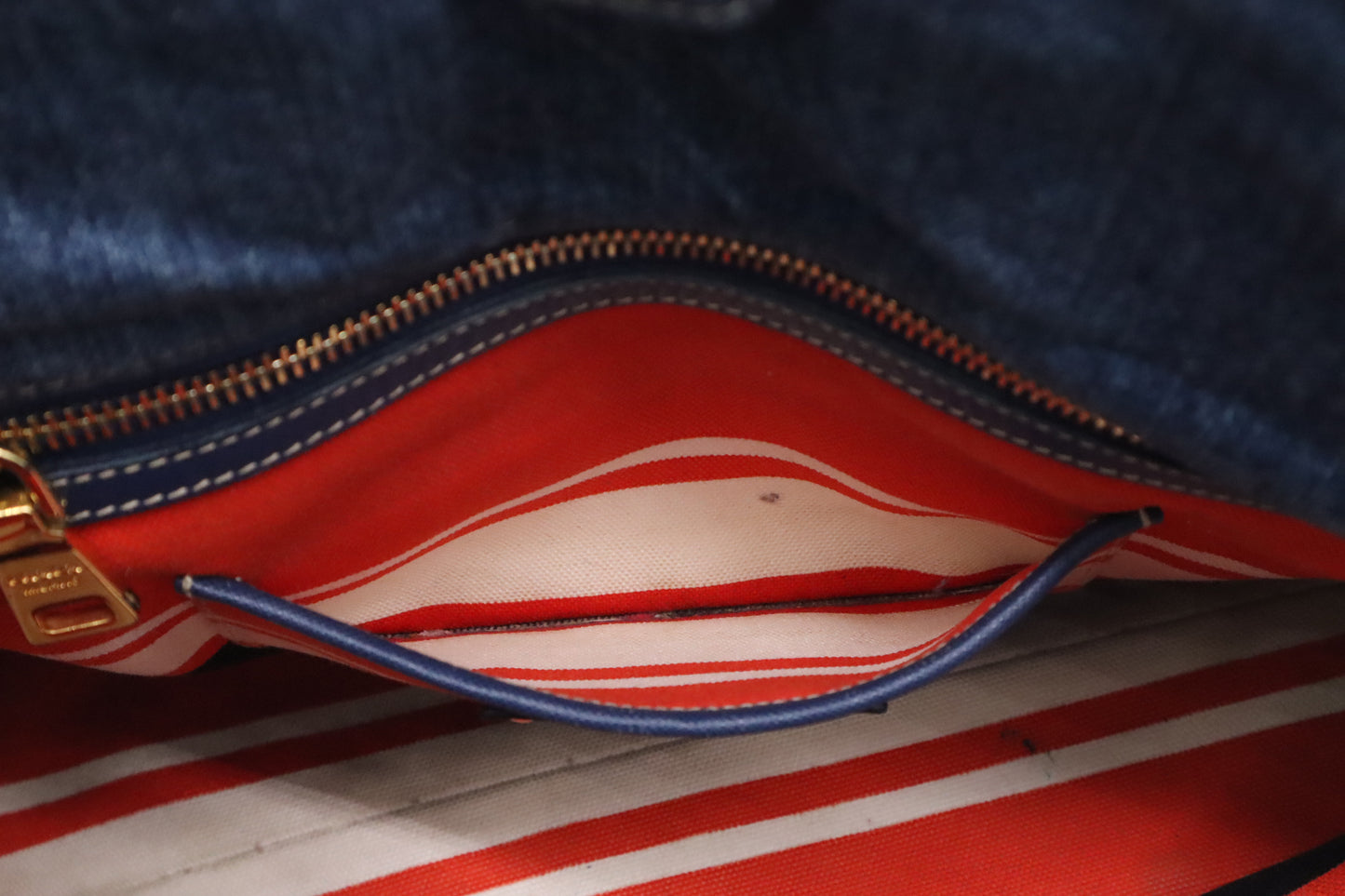 Prada 2-Way Bag in Blue Denim Canvas