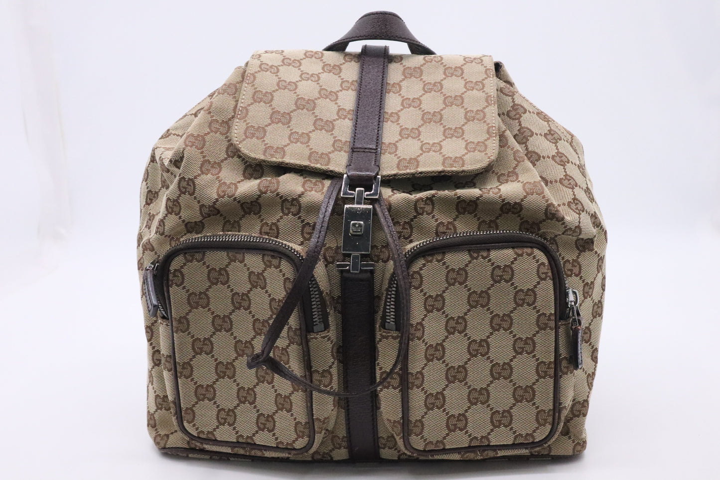 Gucci Backpack in Brown GG Canvas