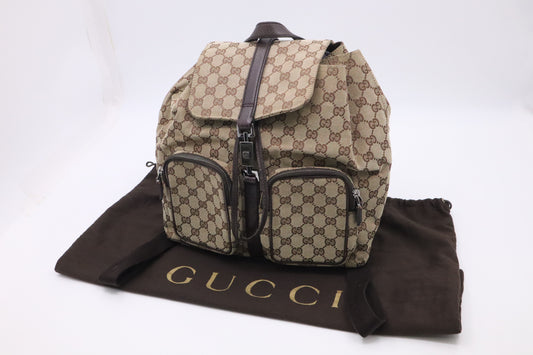 Gucci Backpack in Brown GG Canvas