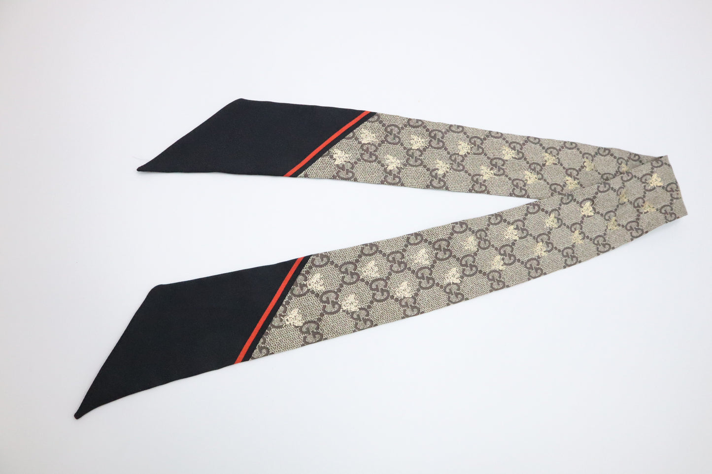 Gucci Twilly in GG Silk with Bees