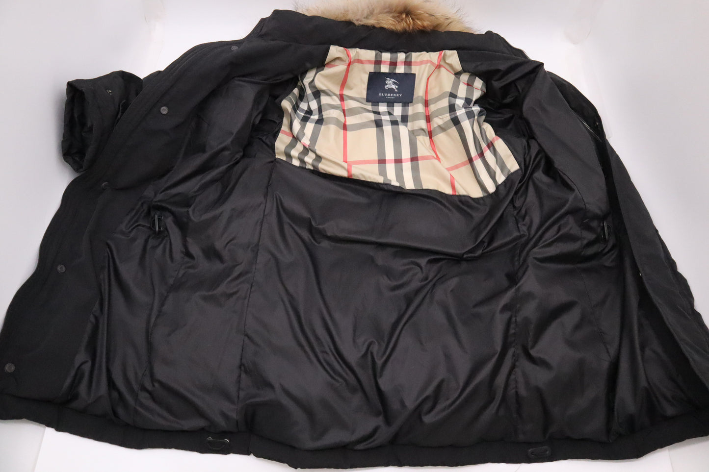 Burberry Black Down Coat